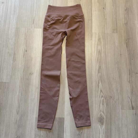 Women's Lululemon Spanish Oak Clay Pink Ebb To Street Tight Pants Leggings Sz 2 - Picture 3 of 5